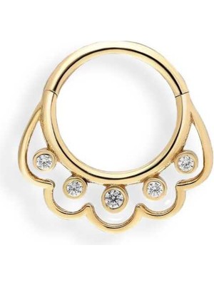 Çiçek Model Helix Piercing