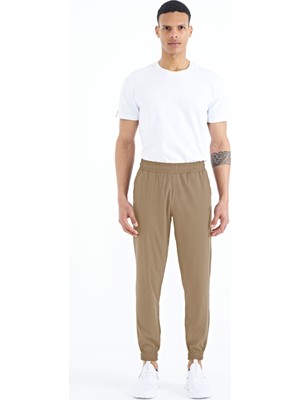 Tommy Life Bej Erkek Basic Cepli Bağcıklı Rahat Form Lastik Paça Eşofman Altı - 84826