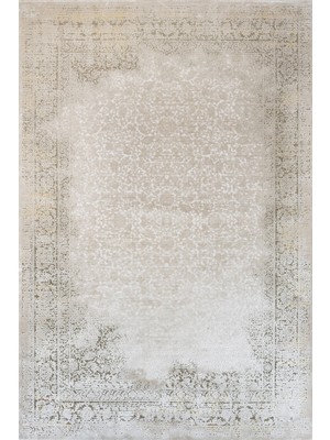 Hali.Net 80x150 cm Sarı Esiliva Pamuk Yıkanabilir Etnik Halı | Mutfak Balkon Salon Halısı | Leke Tutmaz Hipoalerjenik | GM_ESİLİVA-13886S