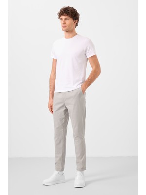 Taş Standart Fit Dokuma Hafif Esnek Chino Erkek Pantolon - 82180