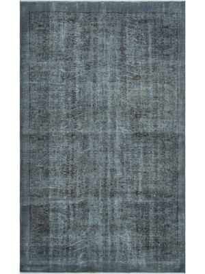 Atina Turkuaz Eskitme Yün Modern Desenli Yün Hav Toz Vermez Leke Tutmayan Salon Yolluk Mutfak El Dokuma Halı