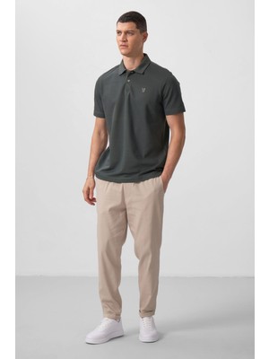 Taş Standart Fit Dokuma Hafif Esnek Chino Erkek Pantolon - 82175