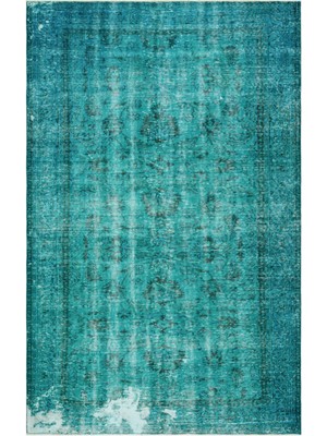 Atina Kahverengi Eskitme Yün Modern Desenli Yün Hav Toz Vermez Leke Tutmayan Salon Yolluk Mutfak El Dokuma Halı