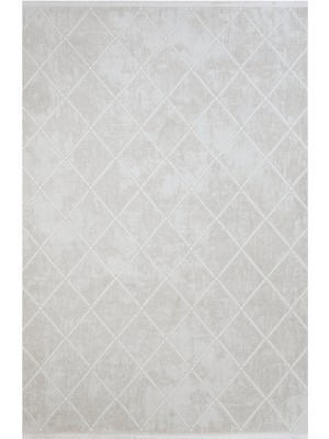 Hali.Net 120x120 cm Krem Nexus Modern Halı | Yatak Odası Çocuk Odası Salon Halısı | Hav Vermez Leke Tutmaz | 4731A-KREM