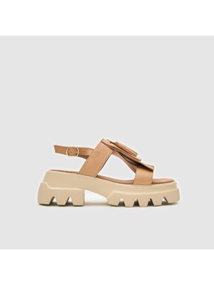 Togo Kadın Casual Sandalet [060210], Nude, 40