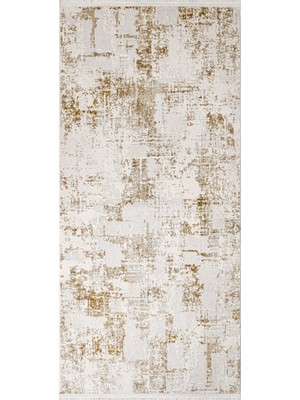 Hali.Net 120x120 cm Gold Modern Stone Halı | Yatak Odası Çocuk Odası Salon Halısı | Hav Vermez Leke Tutmaz | OTTOWA-OT006B