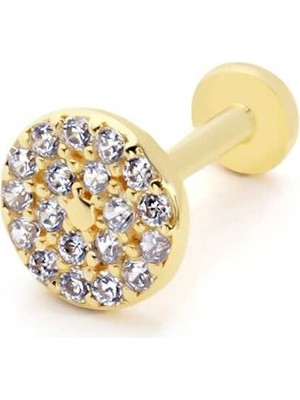 Yuvarlak Taşlı Model Tragus Piercing