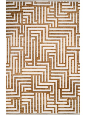 Hali.Net 120x180 cm Krem Londra İskandinav Modern Nordik Halı | Yatak Odası Çocuk Odası Salon Halısı | Hav Vermez Leke Tutmaz | LONDRA-11507K