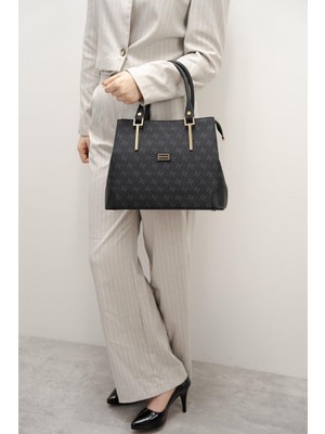 Silver & Polo Siyah SP667 Kadın El Çantası