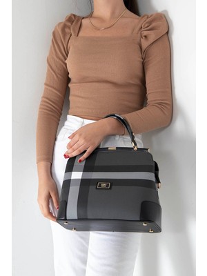 Silver & Polo Siyah - Siyah SP706 Kadın El Çantası