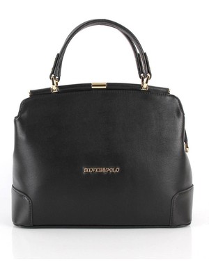 Silver & Polo Siyah - Siyah SP706 Kadın El Çantası