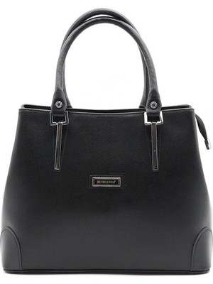 Silver Polo Silver & Polo Siyah - Siyah SP667 Kadın El Çantası