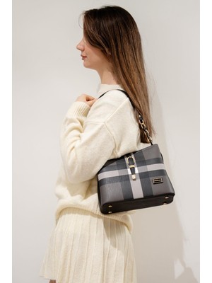 Silver Polo Silver & Polo Siyah - Siyah SP974 Kadın Omuz Çantası