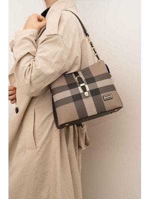 Silver Polo Silver & Polo Kahve - Siyah SP974 Kadın Omuz Çantası