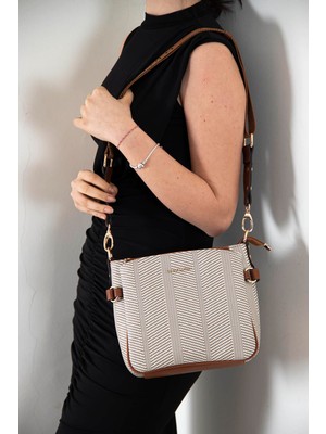 Silver Polo Silver & Polo Bej - Taba SP884 Kadın Çapraz Çanta