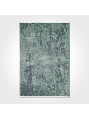 Bespoky 80x150 cm Yeşil Yıkanabilir Halı | Yatak Odası Mutfak Halısı | Leke Tutmayan, Kaymaz | LEKE TUTMAYAN KAYMAZ