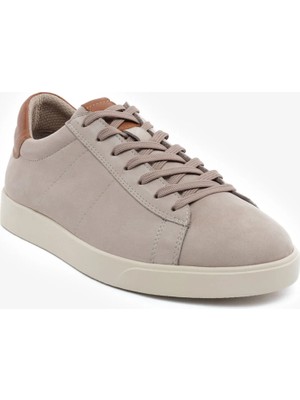 Erkek Vizon Nubuk Hakiki Deri Casual Ayakkabı 5Y1CA64675