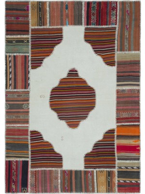 Atina Gri Eskitme Yün Modern Desenli Yün Hav Toz Vermez Leke Tutmayan Salon Yolluk Mutfak El Dokuma Halı