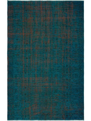 Atina Kahverengi Eskitme Yün Modern Desenli Yün Hav Toz Vermez Leke Tutmayan Salon Yolluk Mutfak El Dokuma Halı