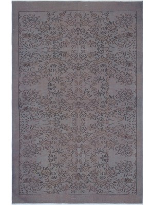 Bespoky 169x256 cm Krem Açık gri Klasik Geleneksel Çiçekli Halı | Salon Yatak Odası Halısı | UNİQUE-27546