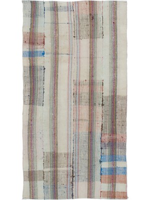 Teselya Pembe Patchwork Yün Modern Desenli Yün Hav Toz Vermez Leke Tutmayan Salon Yolluk Mutfak El Dokuma Halı