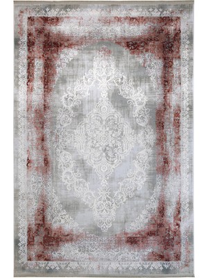  Klasik Bordo Akrilik Dikdörtgen Modern Desenli Akrilik Hav Vermeyen Leke Tutmayan Kolay Temizlenen Yumuşak Makine Salon Yolluk Mutfak Halı