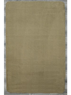 Wickham Düz Vizon Polyester Oval Modern Desenli Akrilik Hav Vermeyen Leke Tutmayan Kolay Temizlenen Yumuşak Makine Salon Yolluk Mutfak Halı