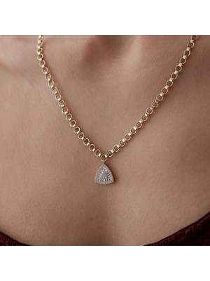 Bagetli Triangle Kolye