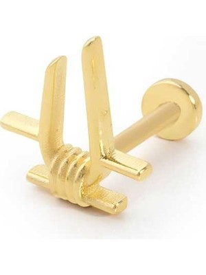 Sarmal Geometrik Model Tragus Piercing