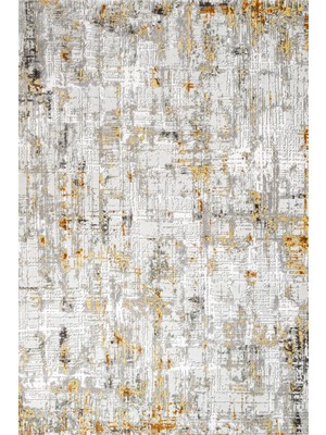 Hali.Net 120x180 cm Bej Açık Gri Soyut Modern Soyut Yıkanabilir Halı | Salon Yatak Odası Halısı | Leke Tutmaz Hipoalerjenik | GM_VİERA-13544B
