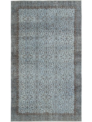 Bespoky 168x288 cm Bej Klasik Yün Halı | Salon Yatak Odası Halısı | %100 Doğal Yün El Yapımı El Dokuma | UNİQUE-19160