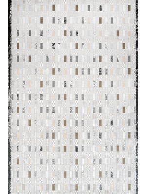 Bespoky 140x200 cm Krem Modern Stone Yıkanabilir Halı | Yatak Odası Çocuk Odası Halısı | Leke Tutmayan Kaymaz | CREA_STONE-17192K