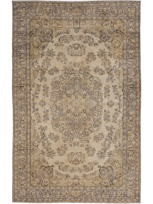 Vintage Kırmızı Eskitme Yün Modern Desenli Yün Hav Toz Vermez Leke Tutmayan Salon Yolluk Mutfak El Dokuma Halı