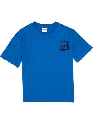 U.S. Polo Assn. Erkek Çocuk Koyu Mavi Bisiklet Yaka Tişört 50314961-VR032