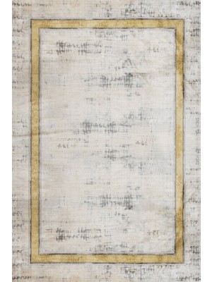 Bespoky 80x150 cm Nxs Etnik Modern Yıkanabilir Halı | Mutfak Balkon Yatak Odası Halısı | Leke Tutmayan Kaymaz | NXS_JADURE-4728AG
