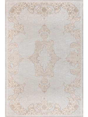 Bespoky 80x150 cm Vizon Yıkanabilir Halı | Yatak Odası Mutfak Halısı | Leke Tutmayan, Kaymaz | GM_ESİLİVA-13921V