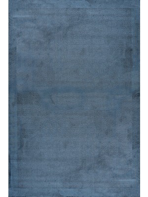Bespoky 80x150 cm Mavi Tiera Etnik Modern Yıkanabilir Halı | Mutfak Balkon Yatak Odası Halısı | Leke Tutmayan Kaymaz | GM_TİERA-13374M