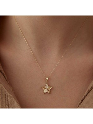 Kalemli Yıldız Kolye