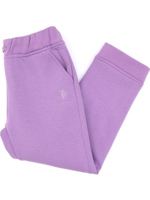 U.S. Polo Assn. Kız Çocuk Lila Şardonlu Jogger Eşofman Altı 50314472-VR034