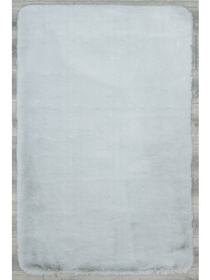 Waylin Düz Gri Polyester Dikdörtgen Modern Desenli Akrilik Hav Vermeyen Leke Tutmayan Kolay Temizlenen Yumuşak Makine Salon Yolluk Mutfak Halı