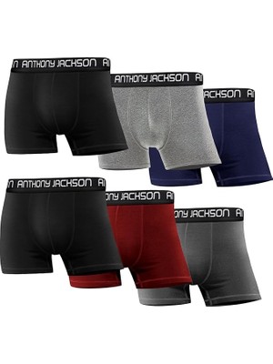 Anthony Jackson Likralı 6'lı Kutu Premium Erkek Boxer Ronın