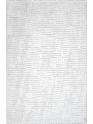Bespoky 80x150 cm Krem Yıkanabilir Halı | Yatak Odası Mutfak Halısı | Leke Tutmayan, Kaymaz | LİZA-18551K