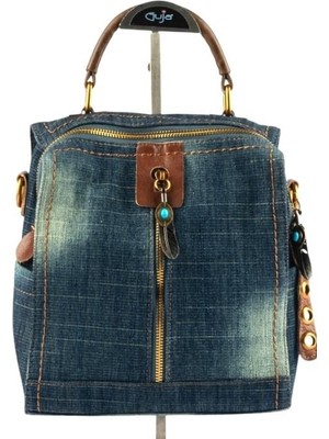 Guja 25YG533  Kadın Premium Denim Sırt Çantası