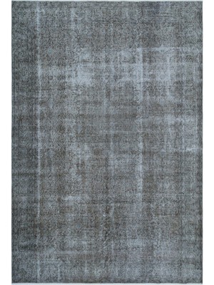 Vintage Turuncu Eskitme Yün Modern Desenli Yün Hav Toz Vermez Leke Tutmayan Salon Yolluk Mutfak El Dokuma Halı