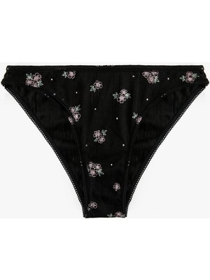 Pamuklu Çiçekli Külot