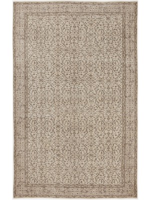 Girit Bej Çizgili Yün Modern Desenli Yün Hav Toz Vermez Leke Tutmayan Salon Yolluk Mutfak El Dokuma Halı