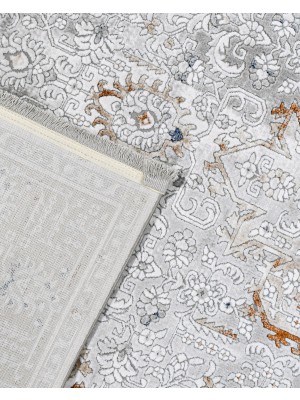 Siret Çerçeveli Mavi Akrilik Dikdörtgen Modern Desenli Akrilik Hav Vermeyen Leke Tutmayan Kolay Temizlenen Yumuşak Makine Salon Yolluk Mutfak Halı