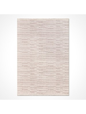 Hali.Net 80x150 cm Bej Klein Pamuk Yıkanabilir Klasik Halı | Mutfak Balkon Yatak Odası Halısı | Leke Tutmaz Hipoalerjenik | KLEİN-2317AK
