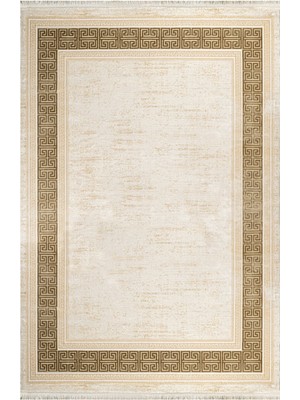 Bespoky 200x290 cm Bej Yıkanabilir Halı | Salon Yatak Odası Halısı | Leke Tutmayan, Kaymaz | ELEGANCE-EG009A