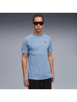 Puma Erkek Mavi Puma Pumatech Tee Mavi Erkek T-Shirt